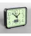 Réveil phosphorescent senior cadran vert lumineux nuit thermomètre quartz affichage température — Couleur Senior