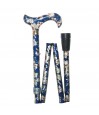 Canne de marche pliante Derby Royal Bleu Canne de marche pliante Derby Royal Bleu