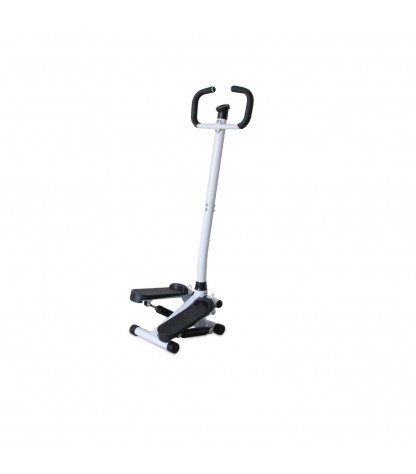 Stepper/Pédalier compact avec poignées et compteur digital – Appareil de fitness et de rééducation pour seniors.