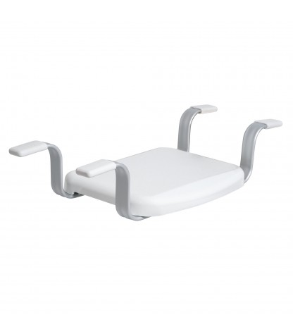Chaise de baignoire suspendue, élégante et pratique, pour la salle de bains.