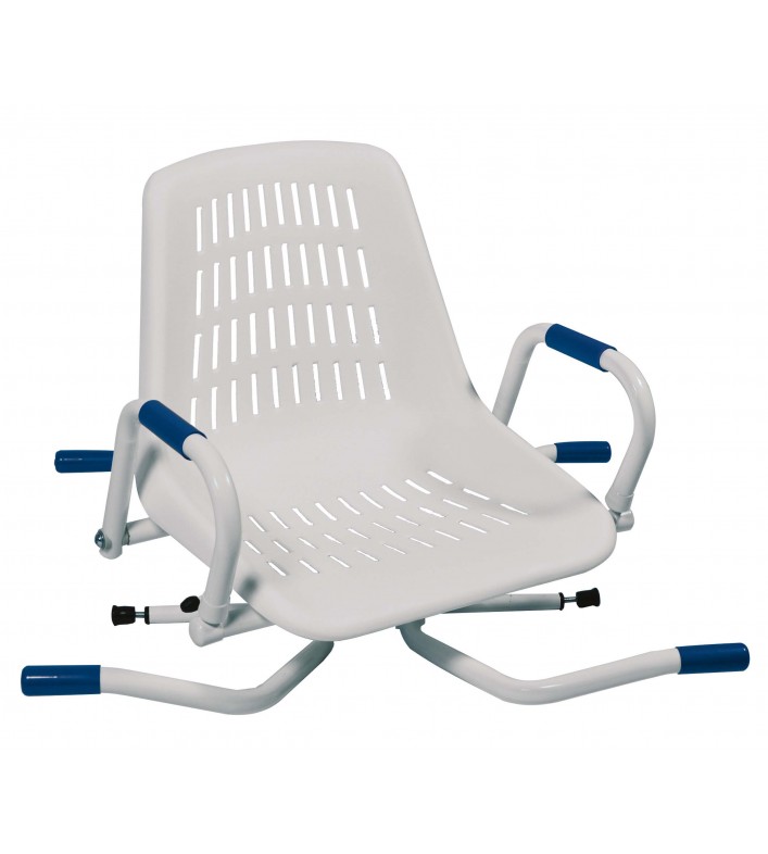 Siège de bain pivotant 360° avec accoudoirs escamotables – Sécurité et confort pour baignoire jusqu’à 72 cm