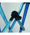 Rollator léger 2,7 kg Neo Compact bleu pour personne âgée troubles équilibre