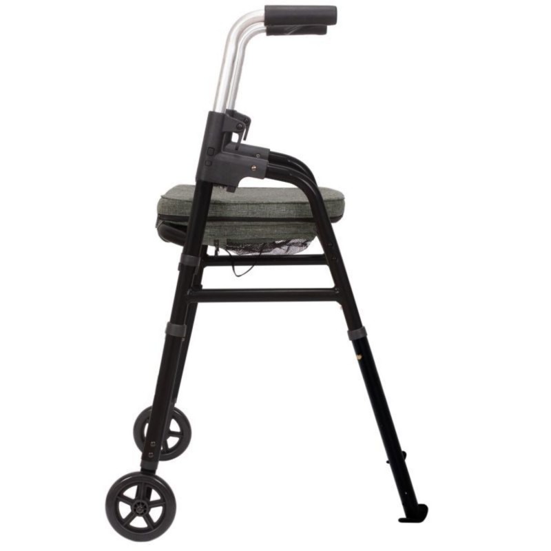 Rollator Modulo de profil, idéal pour l'intérieur de la maison ou de l'appartement.