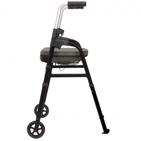 Rollator Modulo de profil, idéal pour l'intérieur de la maison ou de l'appartement.