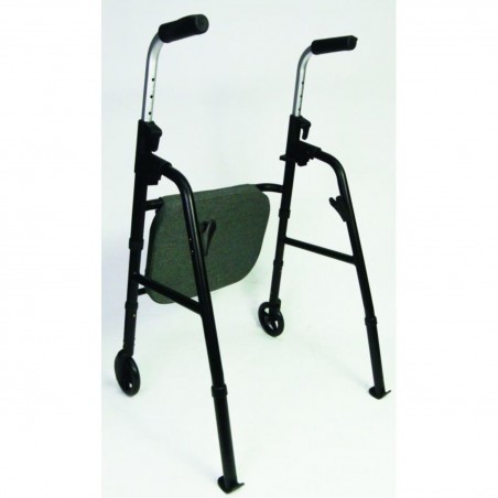 Rollator d'intérieur Modulo à 2 roues, vue arrière.