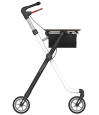 Rollator pliant Rehasense Pixel 4 roues blanc aluminium léger 5,2 kg sac amovible senior CouleurSenior