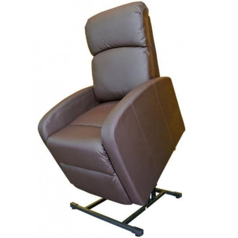 Fauteuil releveur à moteur Primo Confort  avec inclinaison motorisée, idéal pour se lever facilement.