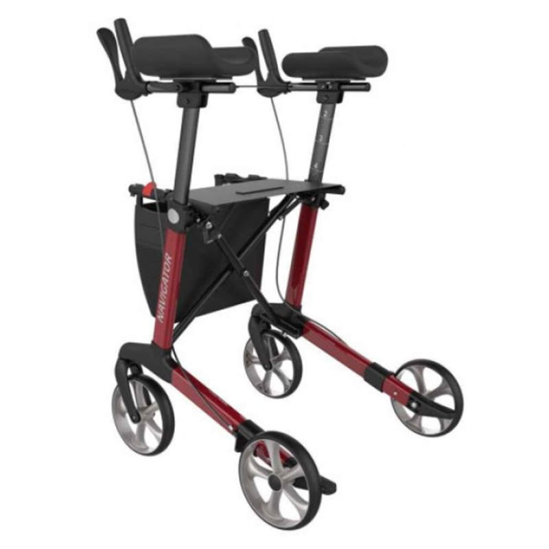 Aide à la marche et au maintien du dos avec le Rollator Rehasense, remboursable par la Sécu.
