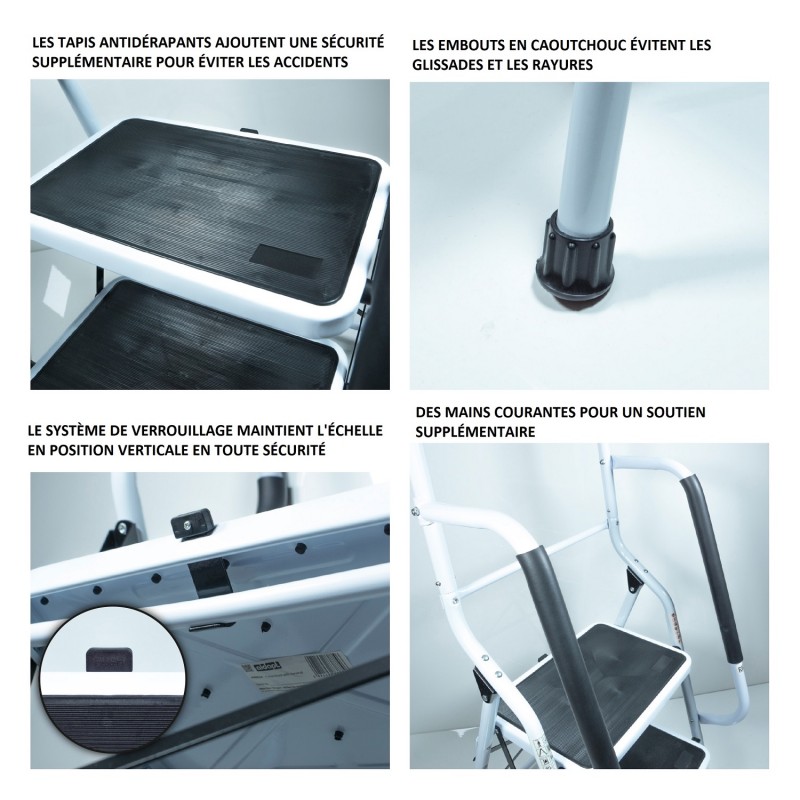Marchepied trés pratique pour bricoler, peindre ou atteindre un objet en hauteur