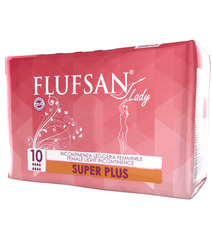 Flufsan Lady Super Plus – Protections féminines incontinence légère x10