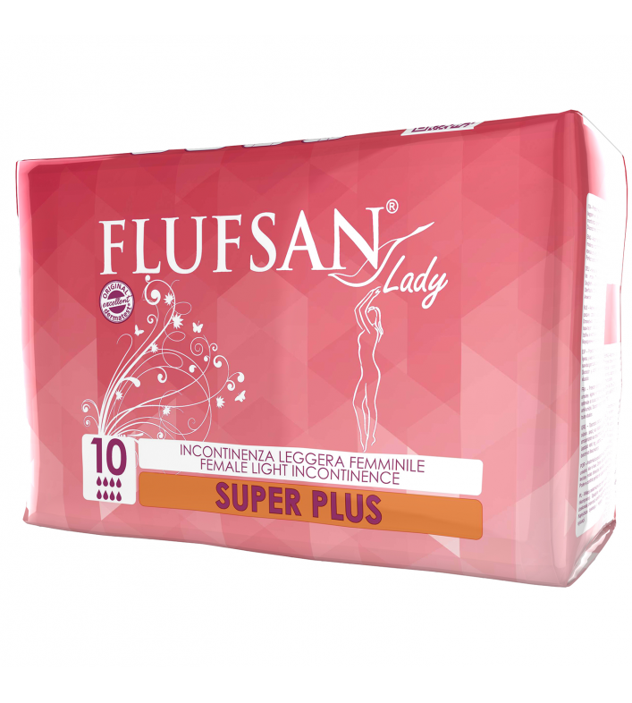 Flufsan Lady Super Plus – Protections féminines incontinence légère x10