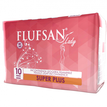 Flufsan Lady Super Plus – Protections féminines incontinence légère x10