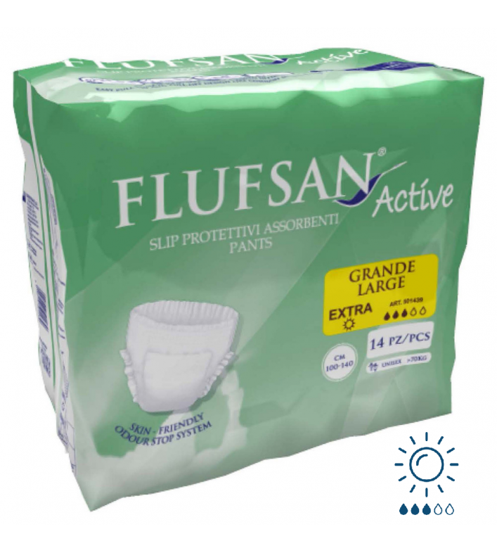 Culotte adulte jour extra large sachet 14 pcs