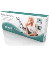 Emballage Senior utilisant pédalier exercice réglable blanc assis fauteuil rééducation jambes bras domicile CouleurSenior