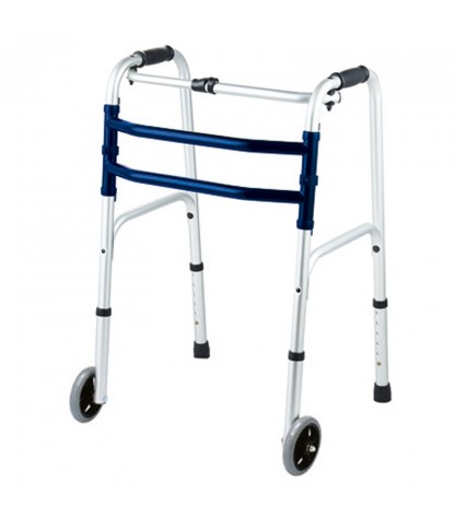 Cadre de marche pliant 2 roues
