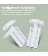 Rehausseur toilettes confort TPR souple autonomie senior facilement réglable