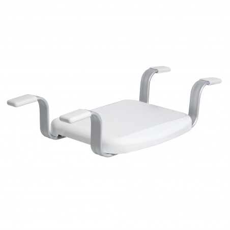 Siège au design élégant, idéal pour presque toutes les baignoires standard.