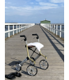 Déambulateur Let's Go Out – Rollator 4 roues léger et élégant avec sac inclus Déambulateur Let's Go Out – Rollator 4 roues léger et élégant avec sac inclus