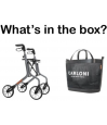 Produits inclus dans la commande du déambulateur Let's Move à 4 roues, éligibles à la prise en charge par la Secú.