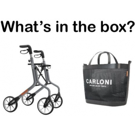 Produits inclus dans la commande du déambulateur Let's Move à 4 roues, éligibles à la prise en charge par la Secú.