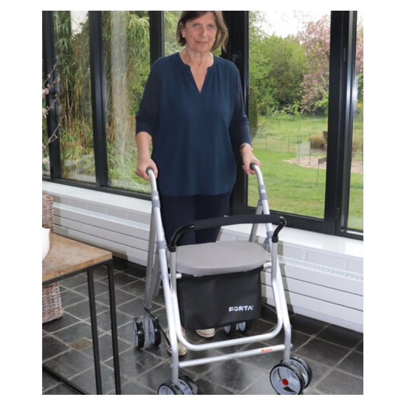Déambulateur Ara K ultra léger pliable pour intérieur/extérieur