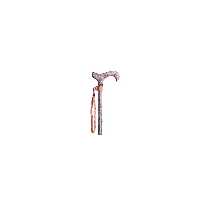 Dragonne en étoffe rose Classic Canes