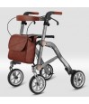 Déambulateur Trive 4 roues Uplivin – Léger, pliant double, avec sac et porte-canne Déambulateur Trive 4 roues Uplivin – Léger, pliant double, avec sac et porte-canne