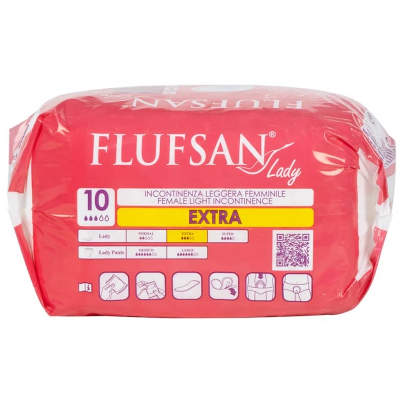 Flufsan Lady Super Plus – Protections féminines incontinence légère x10