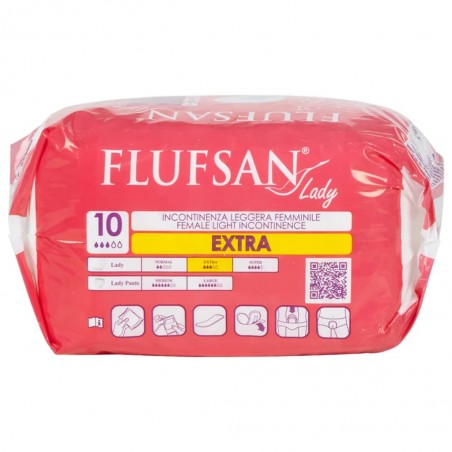 Flufsan Lady Super Plus – Protections féminines incontinence légère x10