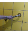 Barre d'appui acier chromé salle de bain Barre d'appui acier chromé salle de bain