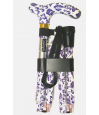 Canne de marche pliante réglable cachemire violette Canne de marche pliante réglable cachemire violette