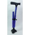 Canne de marche tripode Stabilicane pliée, compacte pour le voyage.
