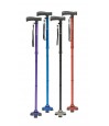 Canne de marche pliante Hurrycane de DRIVE avec embout stabilisateur.