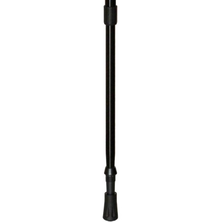 Bâton de marche ou randonnée trekking noir réglable en aluminium