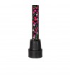Canne de marche réglable en aluminium motif fleurs