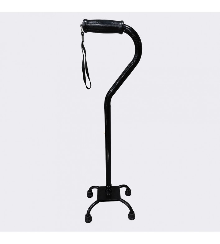 Canne de marche Quatripode XXL bariatrique supporte 200 kg
