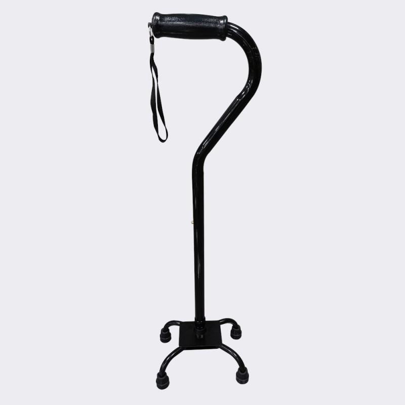 Canne de marche Quatripode XXL bariatrique supporte 200 kg