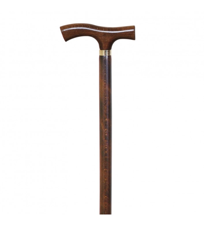 Magnifique canne de marche en bois trés élégante avec poignée ergonomique