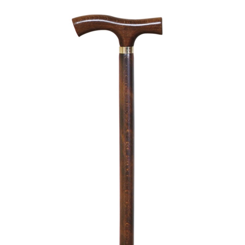 Magnifique canne de marche en bois trés élégante avec poignée ergonomique