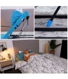 Redresse dos électrique replié sous matelas invisible senior chambre autonomie confort nuit CouleurSenior