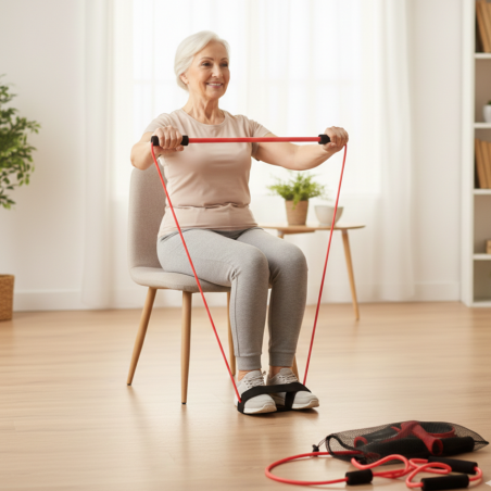 Kit d’exercice multifonction – musculateur jambes et extenseurs avec sac de transport