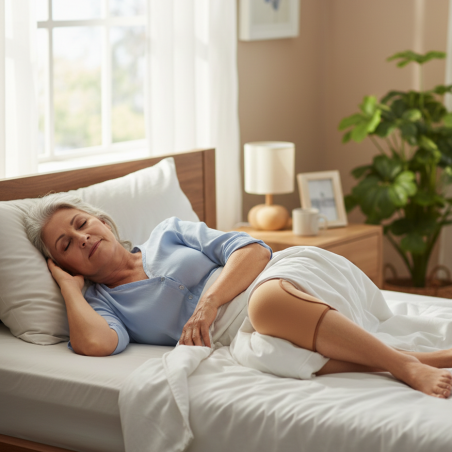 Protection genoux pour dormir – Coussin ergonomique anti-frottement et confort latéral