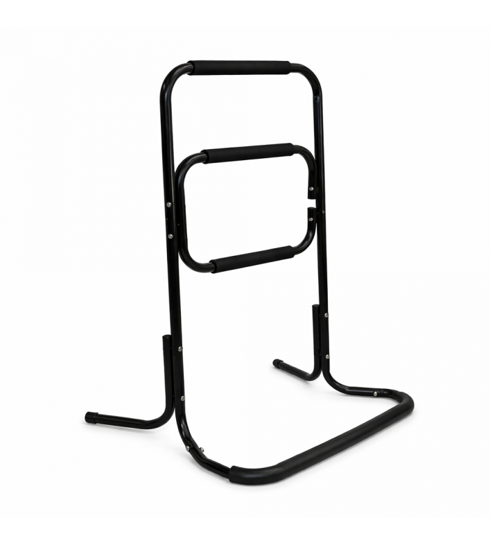 Dispositif de relevage de chaise – aide au lever de fauteuil, de lit et de siège avec trois barres de support.