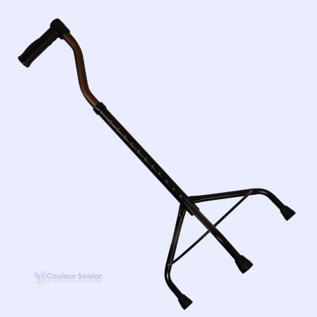 Profil complet de cette canne de marche réglable en aluminium, remboursable.