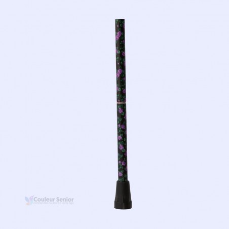Embout de canne de marche pour femme réglable, style original et fleuri, cadeau remboursable.