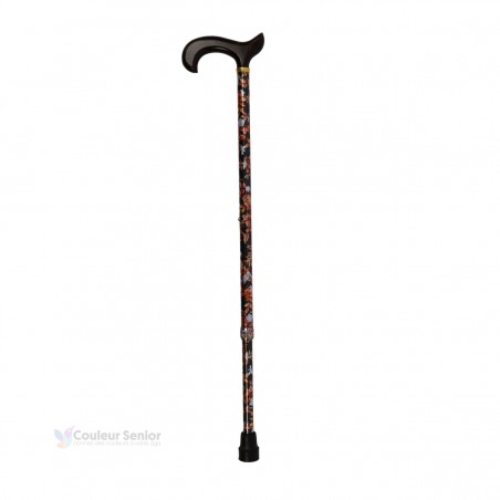 Élégante canne de marche en aluminium, motif d’automne original pour  femme, sobre.