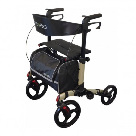 Déambulateur Neo Fold, un rollator senior pliable avec siège à 4 roues pour votre confort.