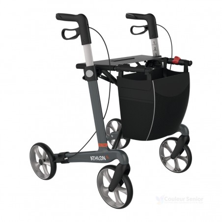 Athlon: un rollator qui aide à la marche, de moins de 5,5 kg, qui supporte 149 kg sans problème.