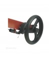 Déambulateur à 4 roues terracotta Neo Fold, robuste avec un excellent rapport qualité-prix.