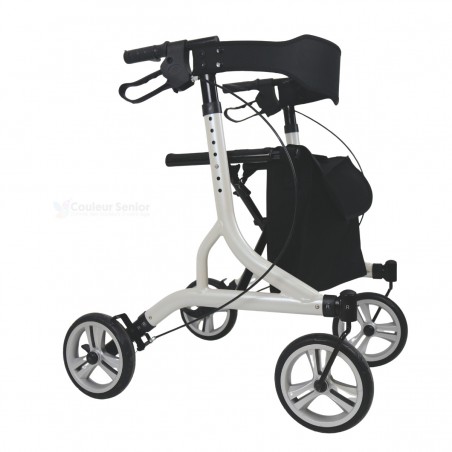 Le Neo Easy blanc est le déambulateur senior le plus léger à moins de 150 euros, stable.